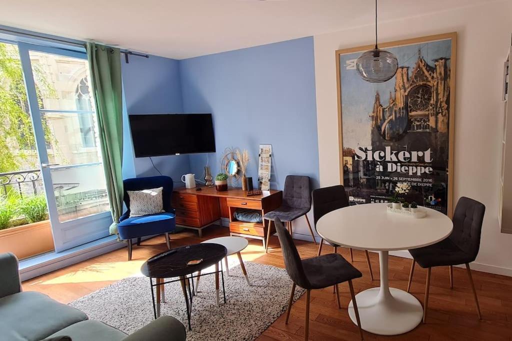 Appartement Calme Centre-Ville. 디에프 외부 사진